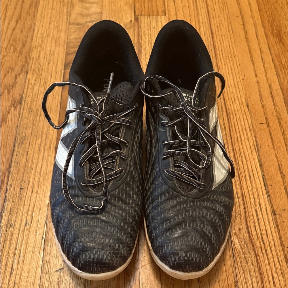 Black and White Athletic Cleats